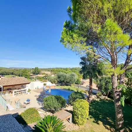 Domaine En Pierre Avec Piscine Et Jacuzzi Au Mas Lucia Pensjonat Aigues-Vives (Gard)