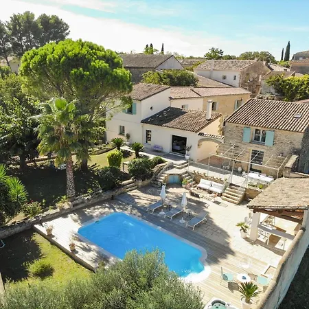Domaine En Pierre Avec Piscine Et Jacuzzi Au Mas Lucia Vendégház Aigues-Vives