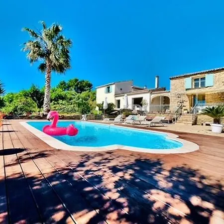 Domaine En Pierre Avec Piscine Et Jacuzzi Au Mas Lucia 게스트하우스