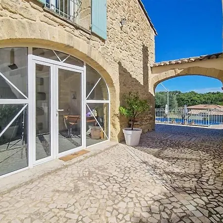 Domaine En Pierre Avec Piscine Et Jacuzzi Au Mas Lucia Aigues-Vives (Gard)