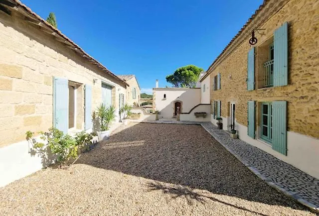 Domaine En Pierre Avec Piscine Et Jacuzzi Au Mas Lucia Konukevi Aigues-Vives (Gard)